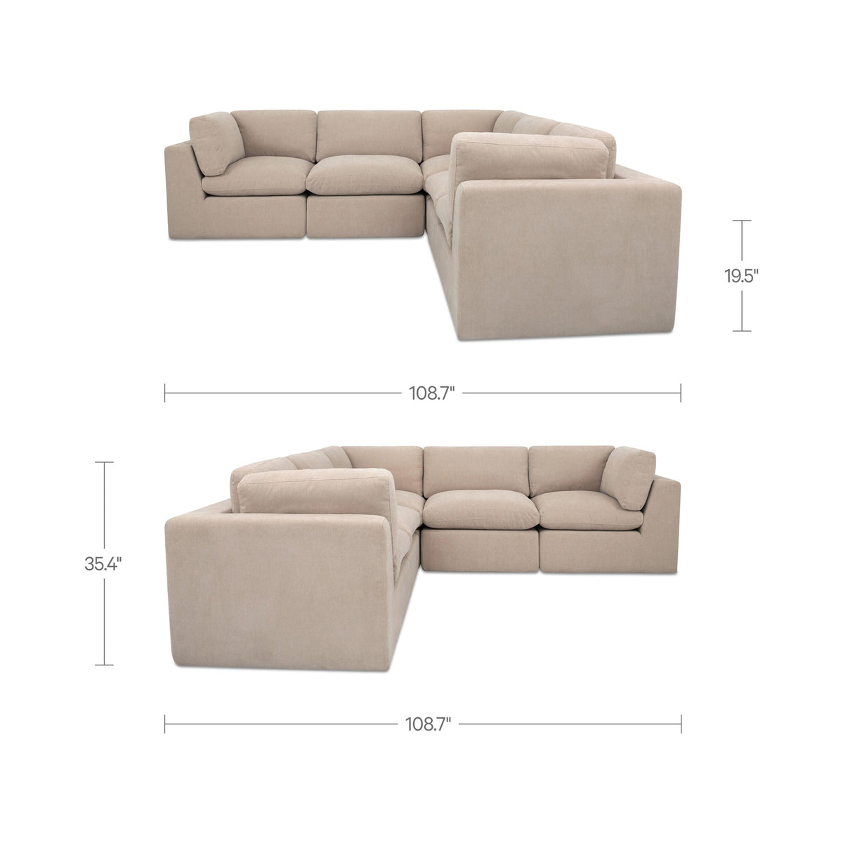 Cates Classic L Modular Sectional