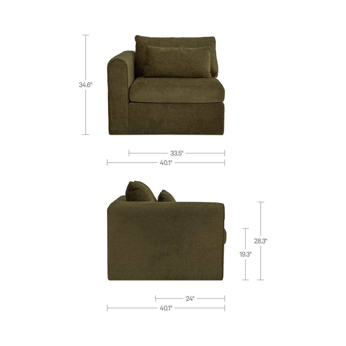 Swift Arm Facing Chair