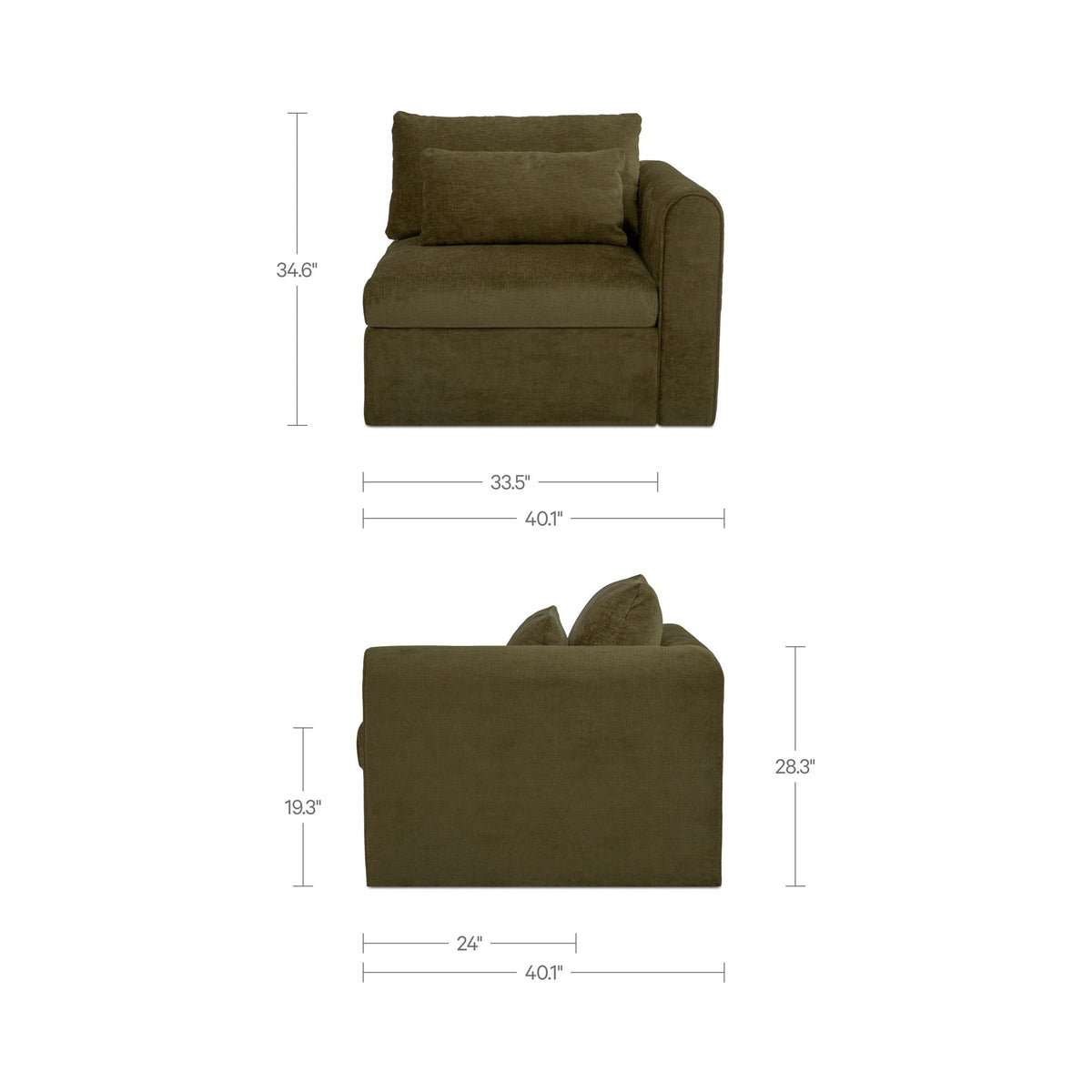 Swift Arm Facing Chair