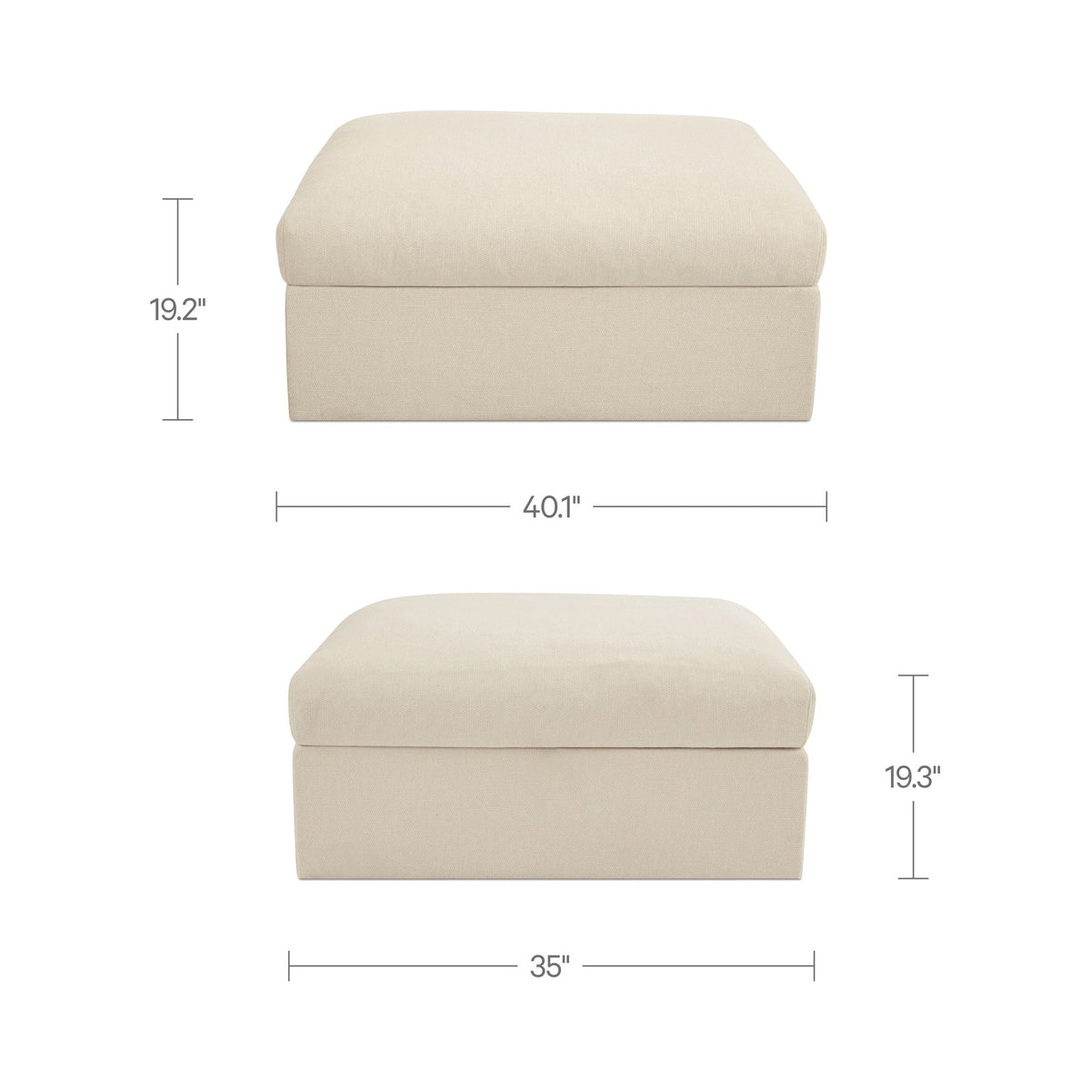 Swift Storage Ottoman