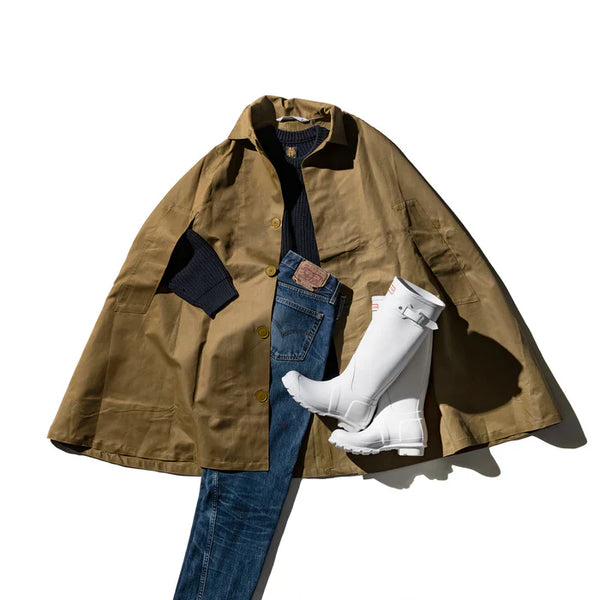 vintage rubberized poncho