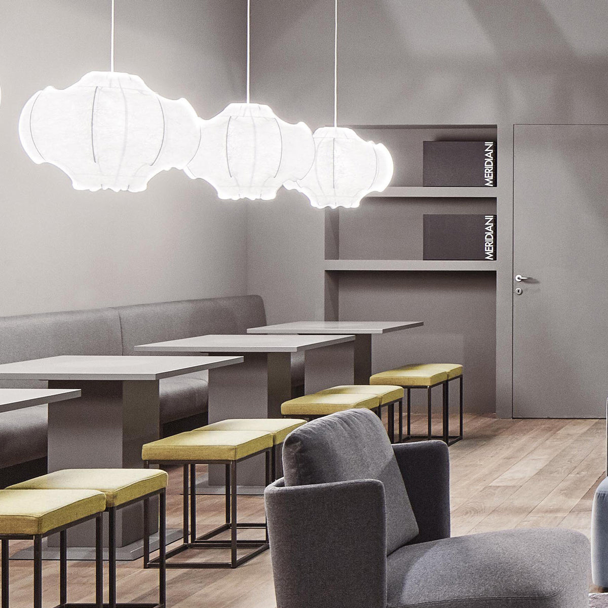 Viscontea Plastic White Pendant Lighting