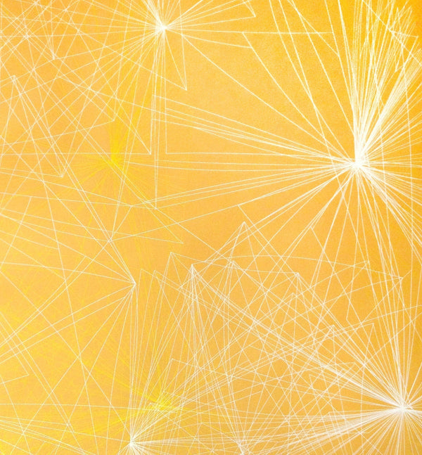 Voyageur Wallpaper in Citron design by Jill Malek