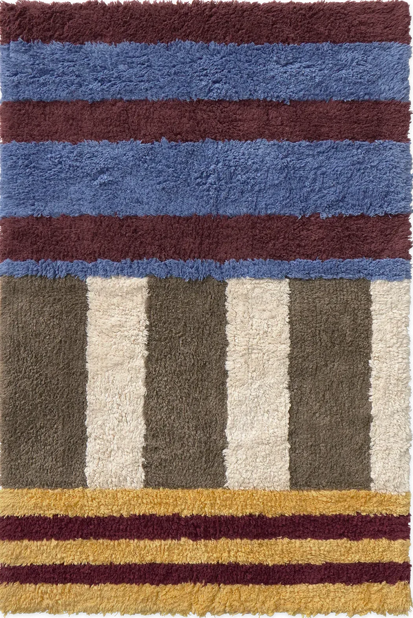 Color On Indigo Blue Washable Rug Lorena Canals C Co Ibl B 3