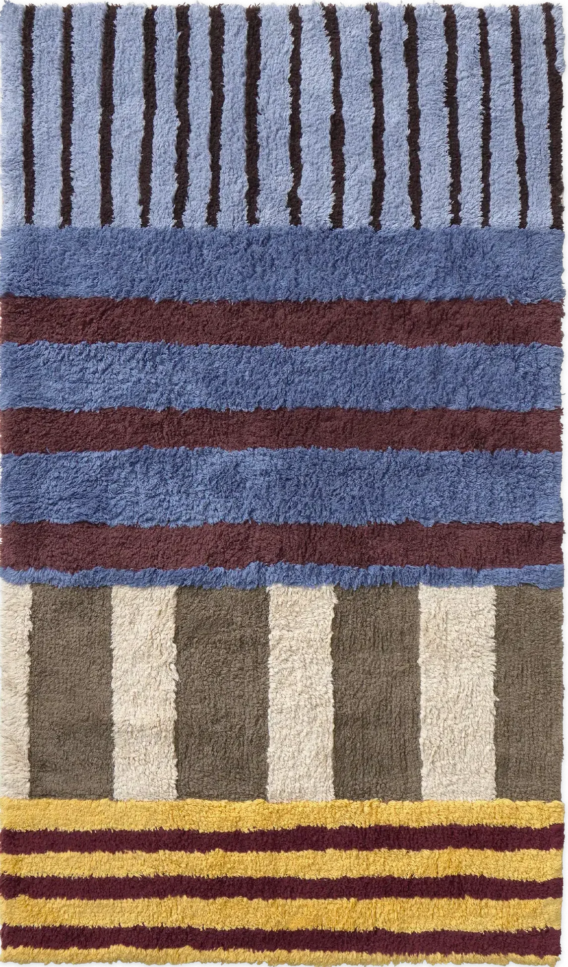 Color On Indigo Blue Washable Rug Lorena Canals C Co Ibl B 2