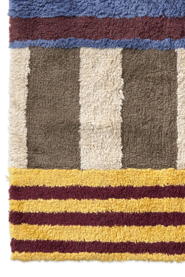 Color On Indigo Blue Washable Rug Lorena Canals C Co Ibl B 7