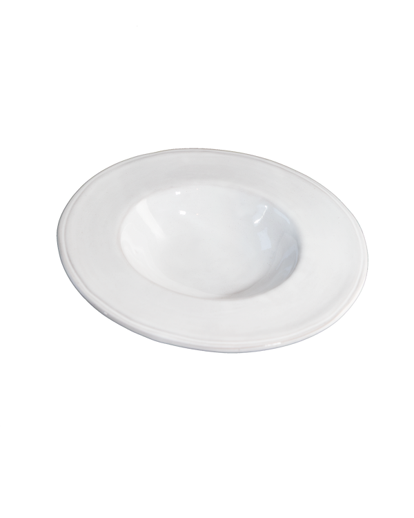 Milk White Ovals Bowl with Lip - Set of 4