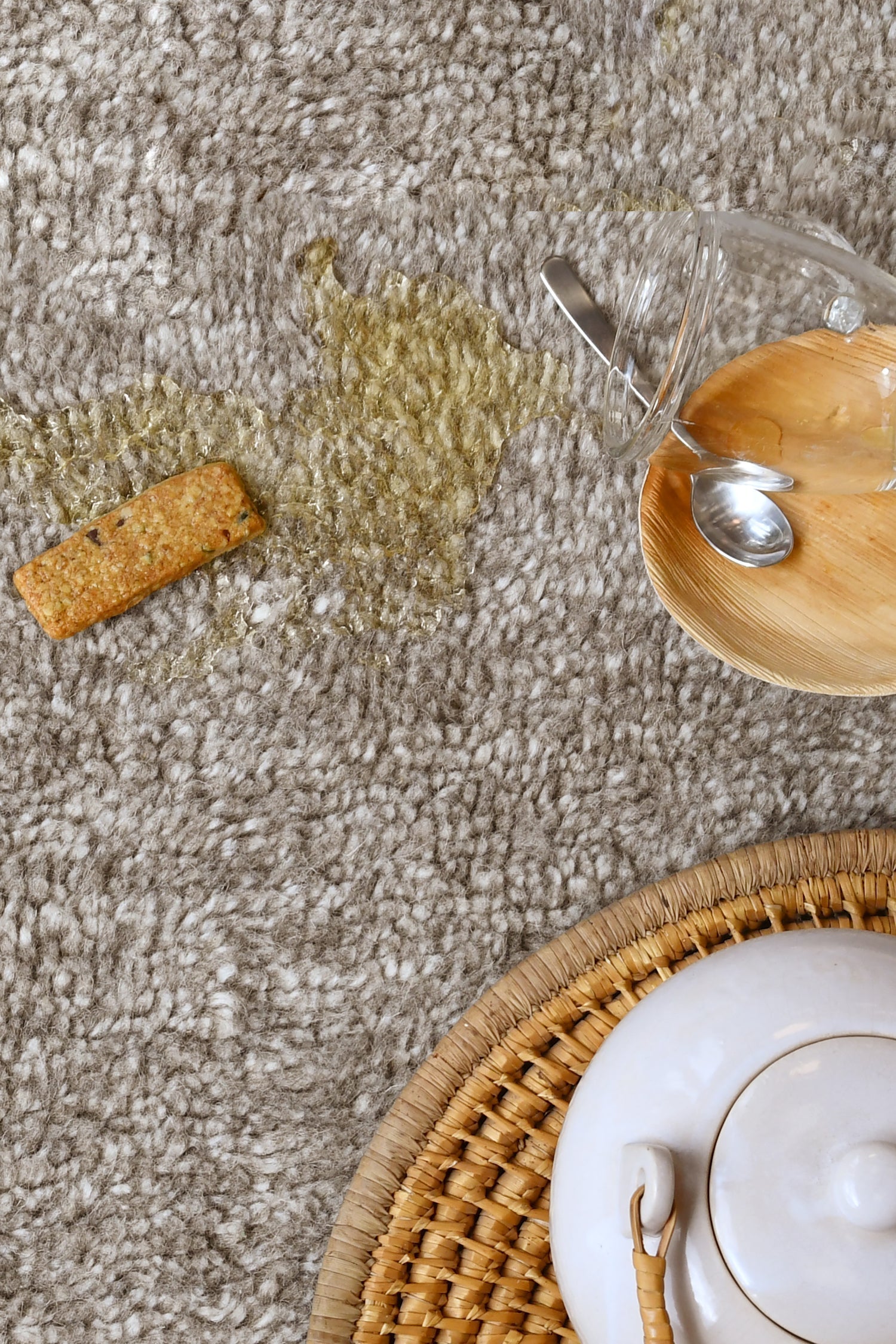 tundra blended sheep grey woolable rug by lorena canals wo tun lgr s 39