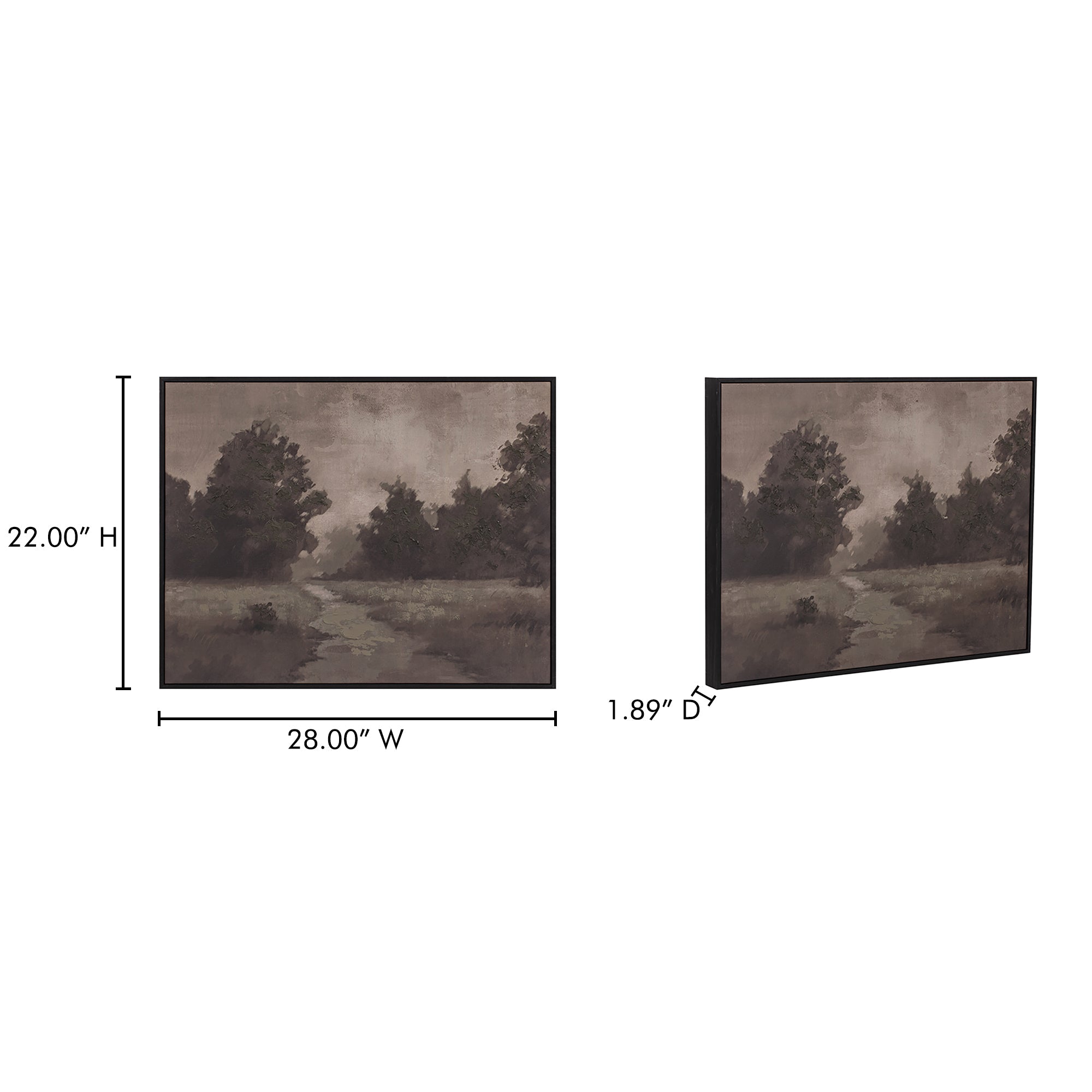 Alder Framed Painting Moes Home Collection Mhc Wp 1315 37 5