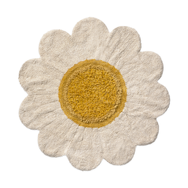 White Daisy Washable Rug Lorena Canals C Daisy Wh 1
