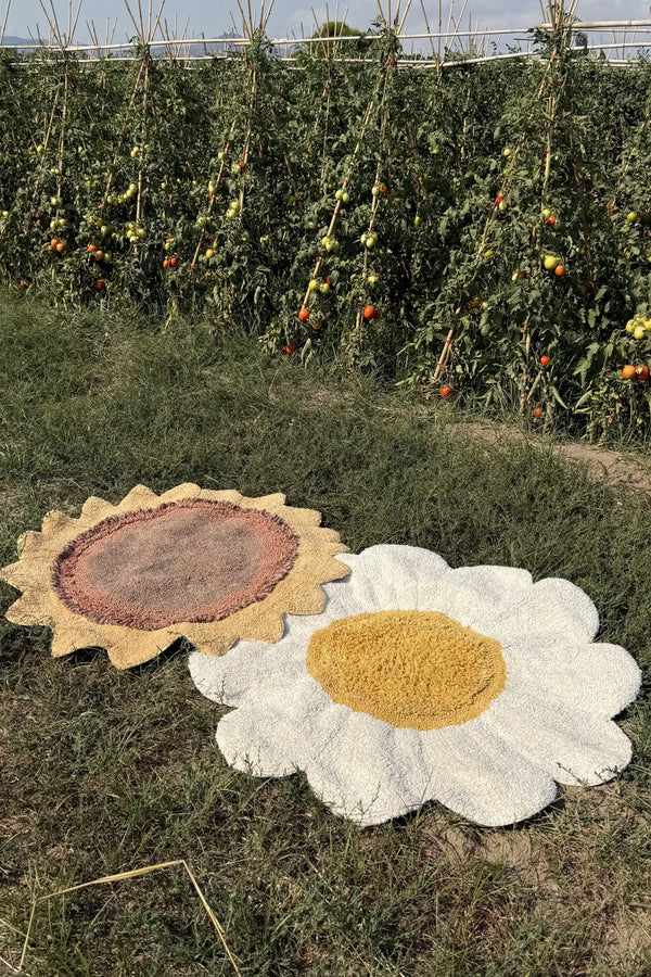 White Daisy Washable Rug Lorena Canals C Daisy Wh 6