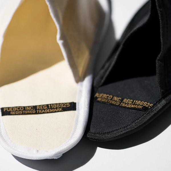 Waxed Canvas Portable Slipper - Small in Black