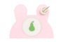 bunny placie powder pink by we might be tiny 2