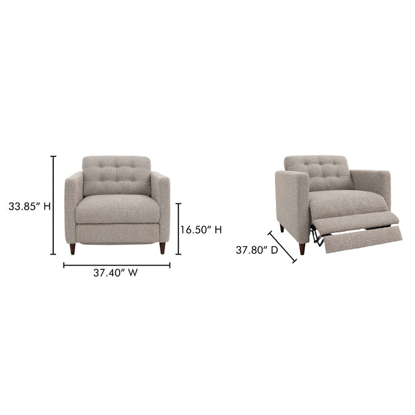 Bridgers Power Recliner Chair Moes Home Collection Mhc Xq 1010 40 12