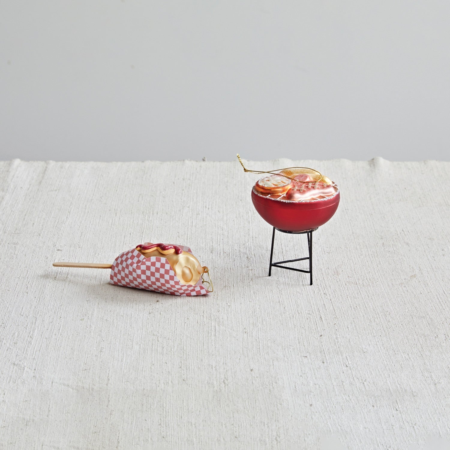 Hand-Painted Grill Ornament
