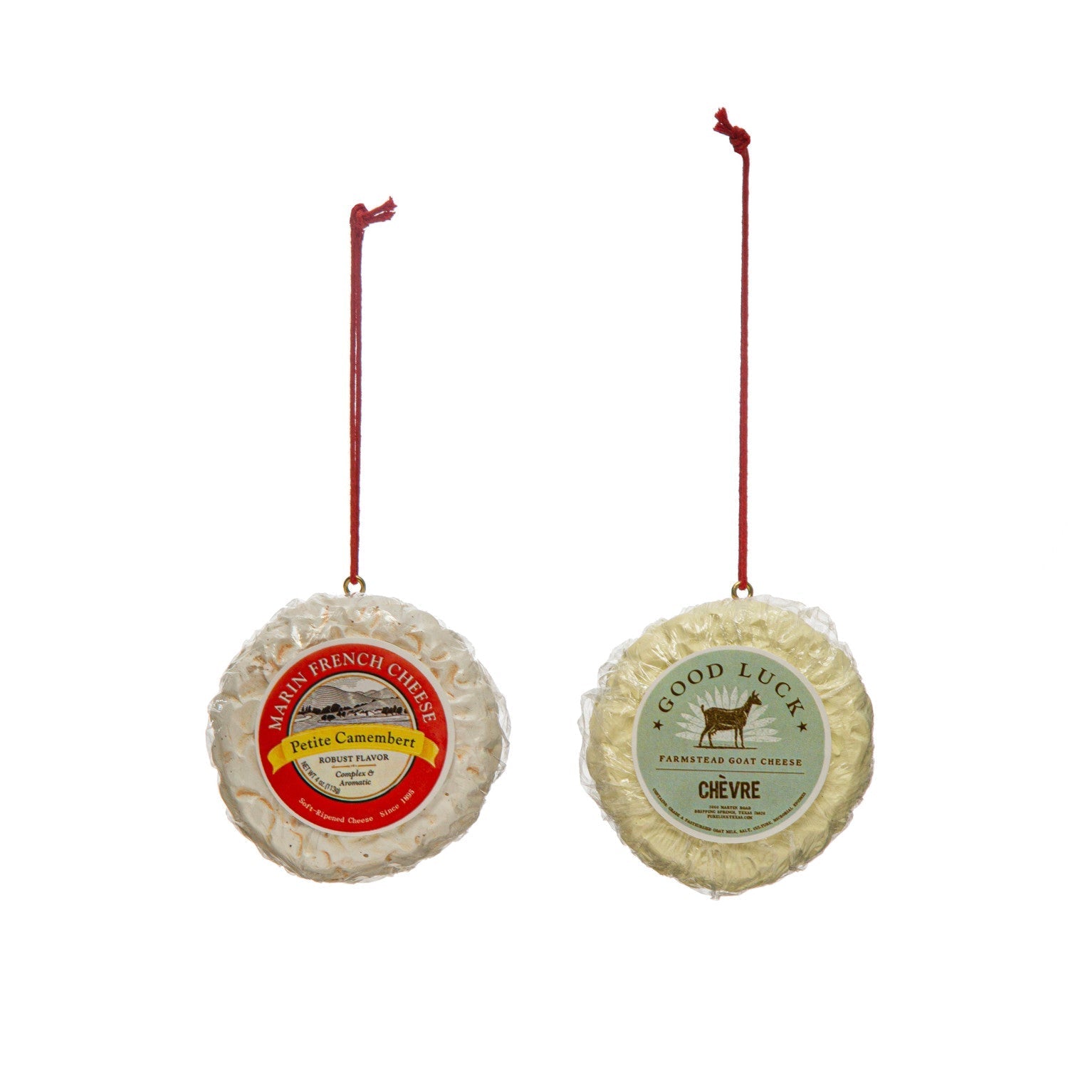 Chevre/Camembert Cheese Ornament