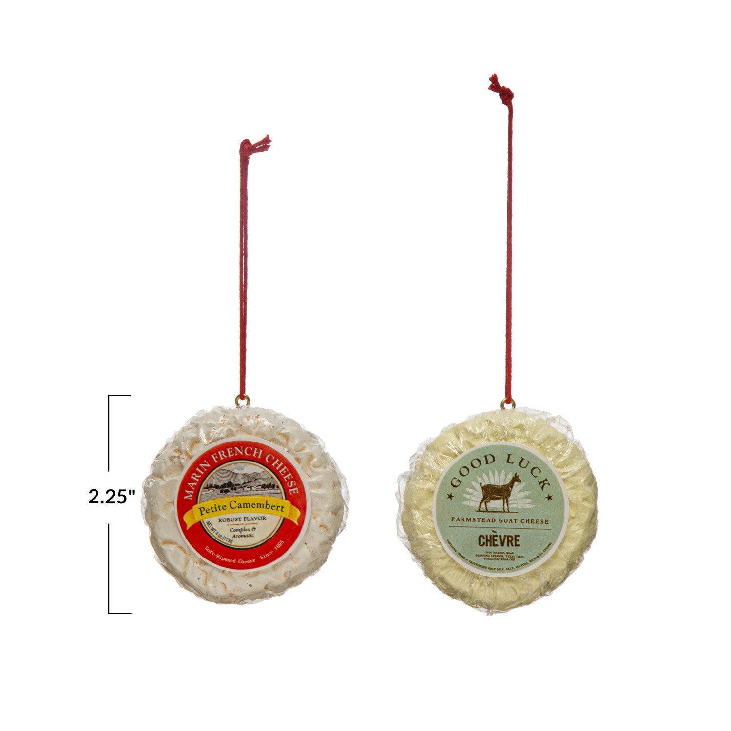 Chevre/Camembert Cheese Ornament2