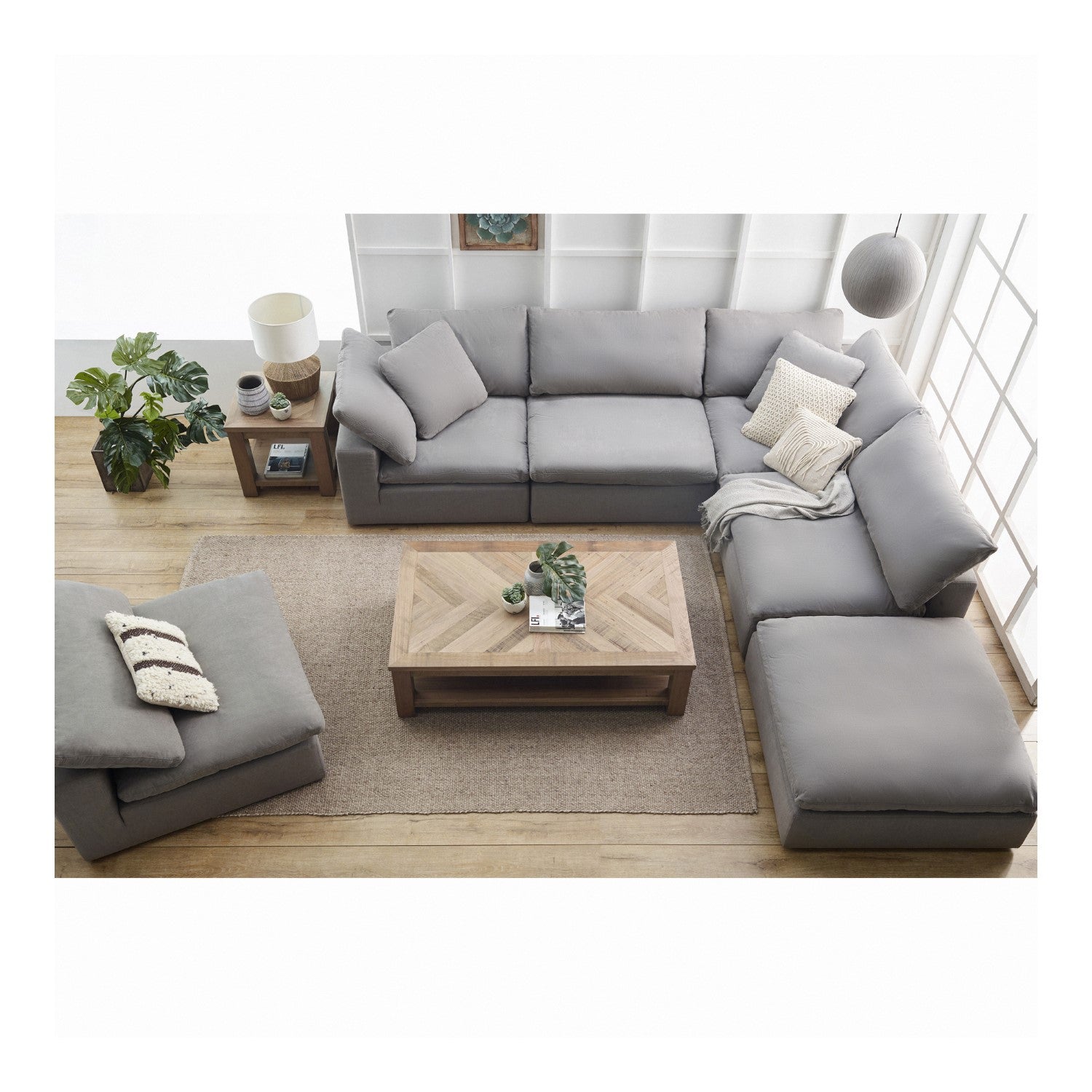 clay modular sectional livesmart fabric by bd la mhc yj 1003 05 6