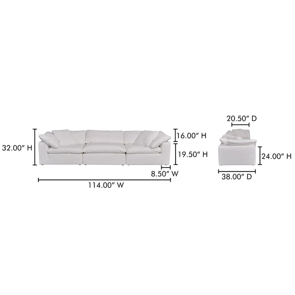 Terra Modular Sofa Moes Home Collection Mhc Yj 1027 49 26