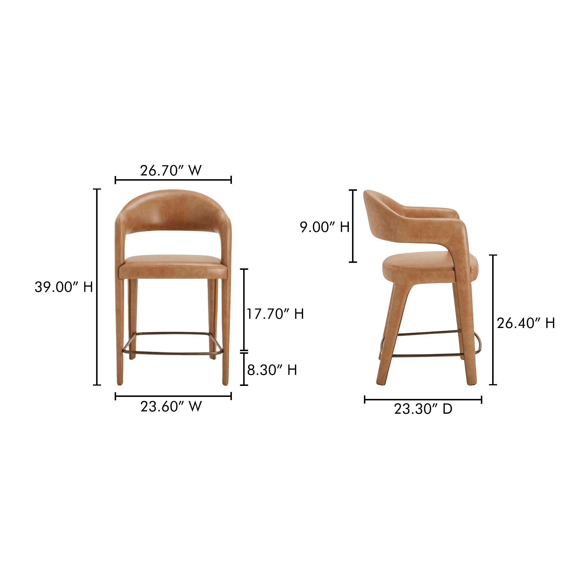 Martens Bar Stool Moes Home Collection Mhc Ym 1011 34 35