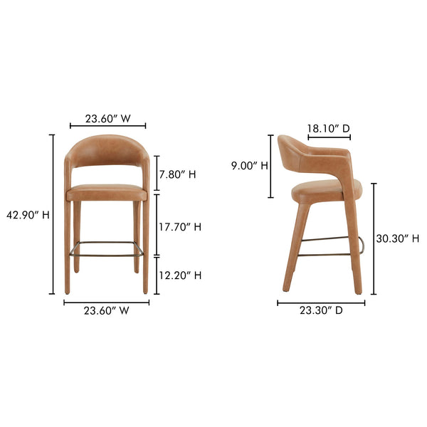 Martens Bar Stool Moes Home Collection Mhc Ym 1011 34 36