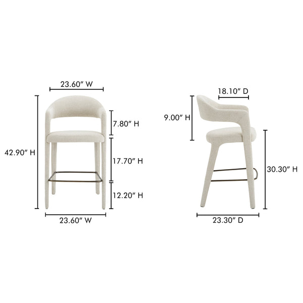 Martens Bar Stool Moes Home Collection Mhc Ym 1011 34 33