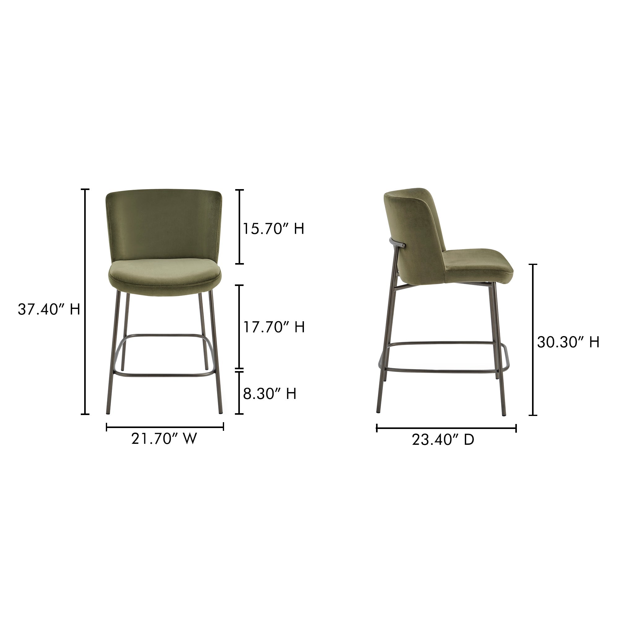 Early Bar Stool Moes Home Collection Mhc Ym 1014 34 33