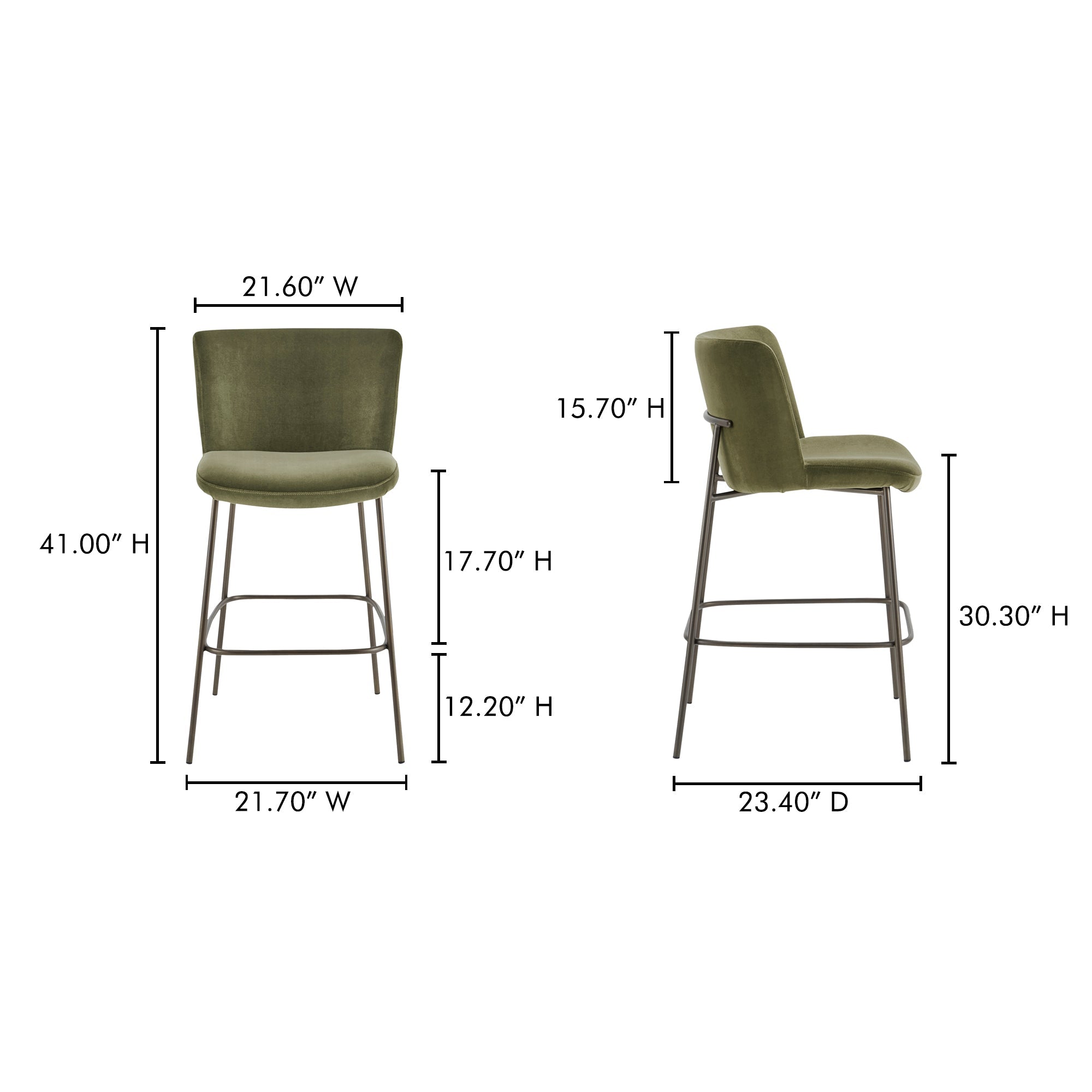 Early Bar Stool Moes Home Collection Mhc Ym 1014 34 36