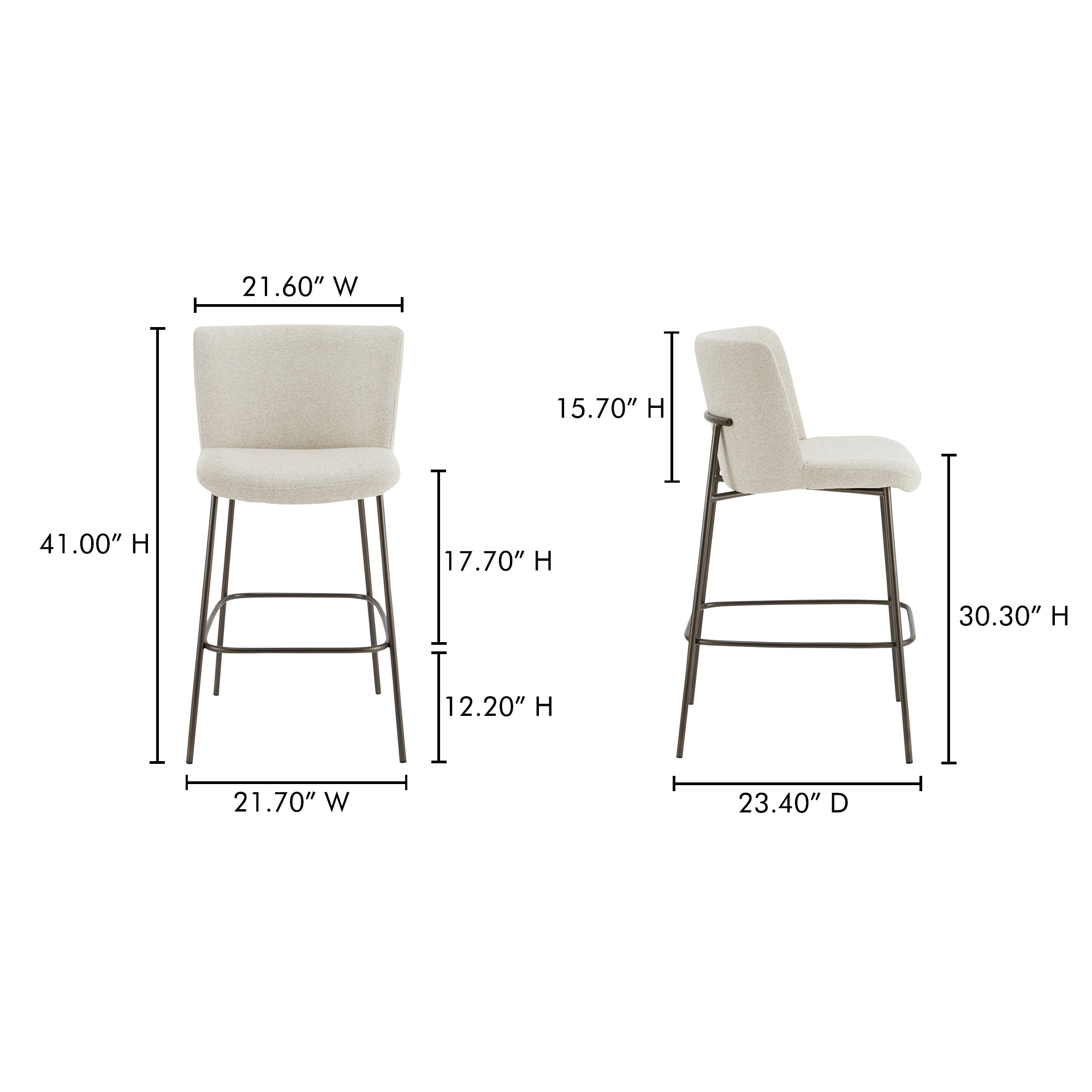 Early Bar Stool Moes Home Collection Mhc Ym 1014 34 34
