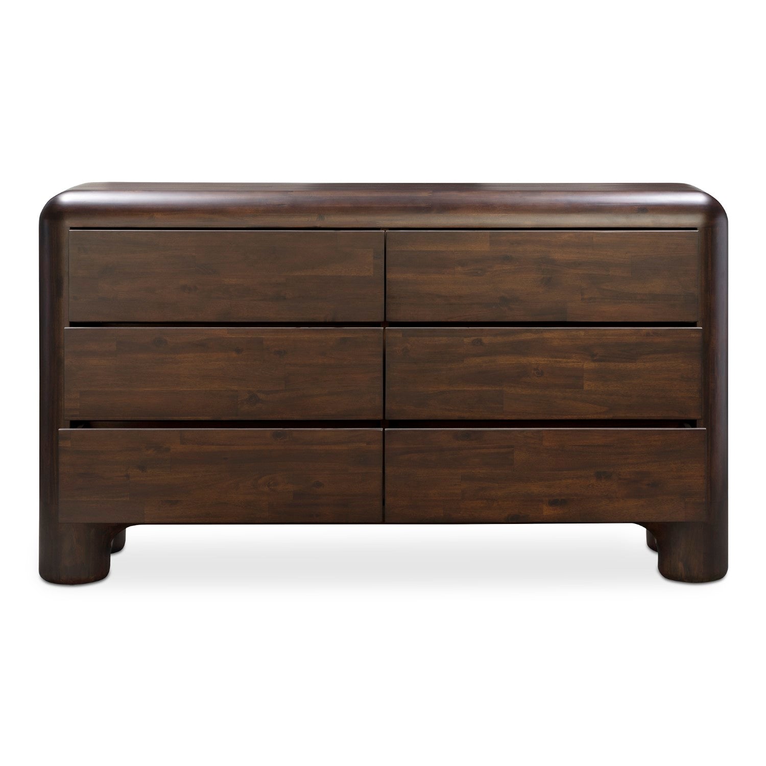 Rowan 6 Drawer Dresser Dark Brown 5
