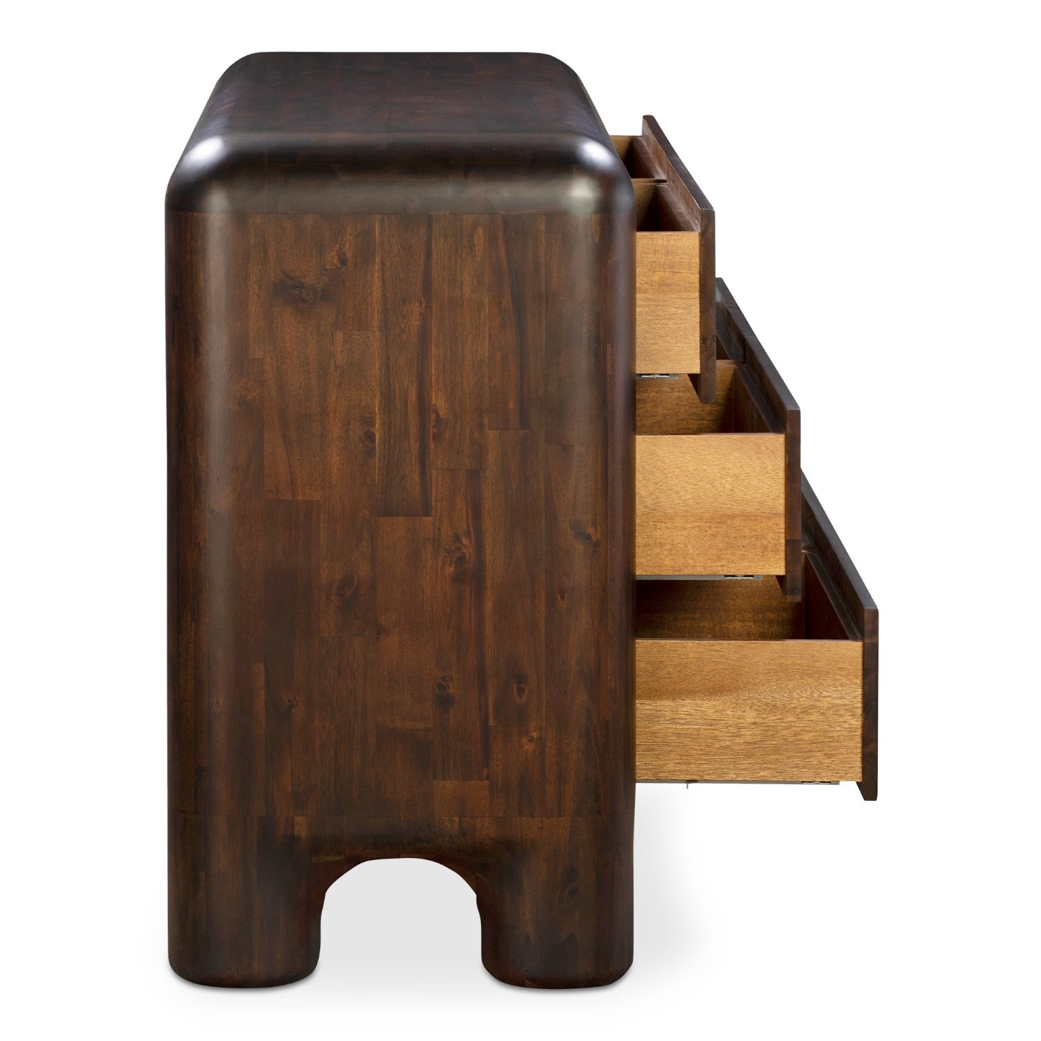 Rowan 6 Drawer Dresser Dark Brown 7