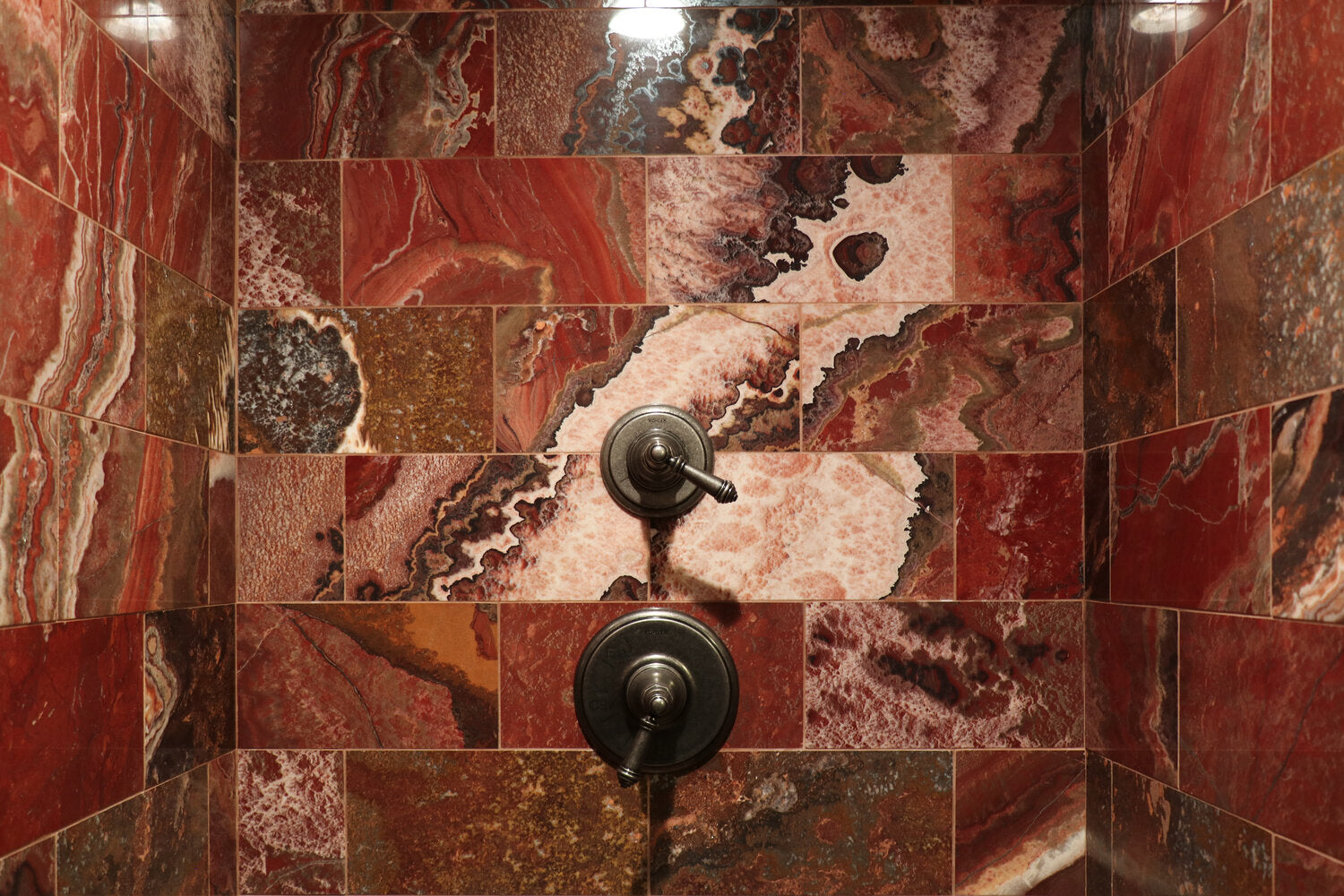 red onyx tile by Designer Rug ro44t 11