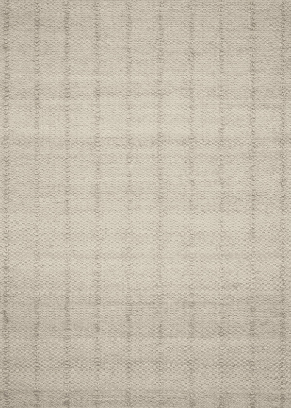 Elliston Hand Woven Beige Rug Flatshot Image 1
