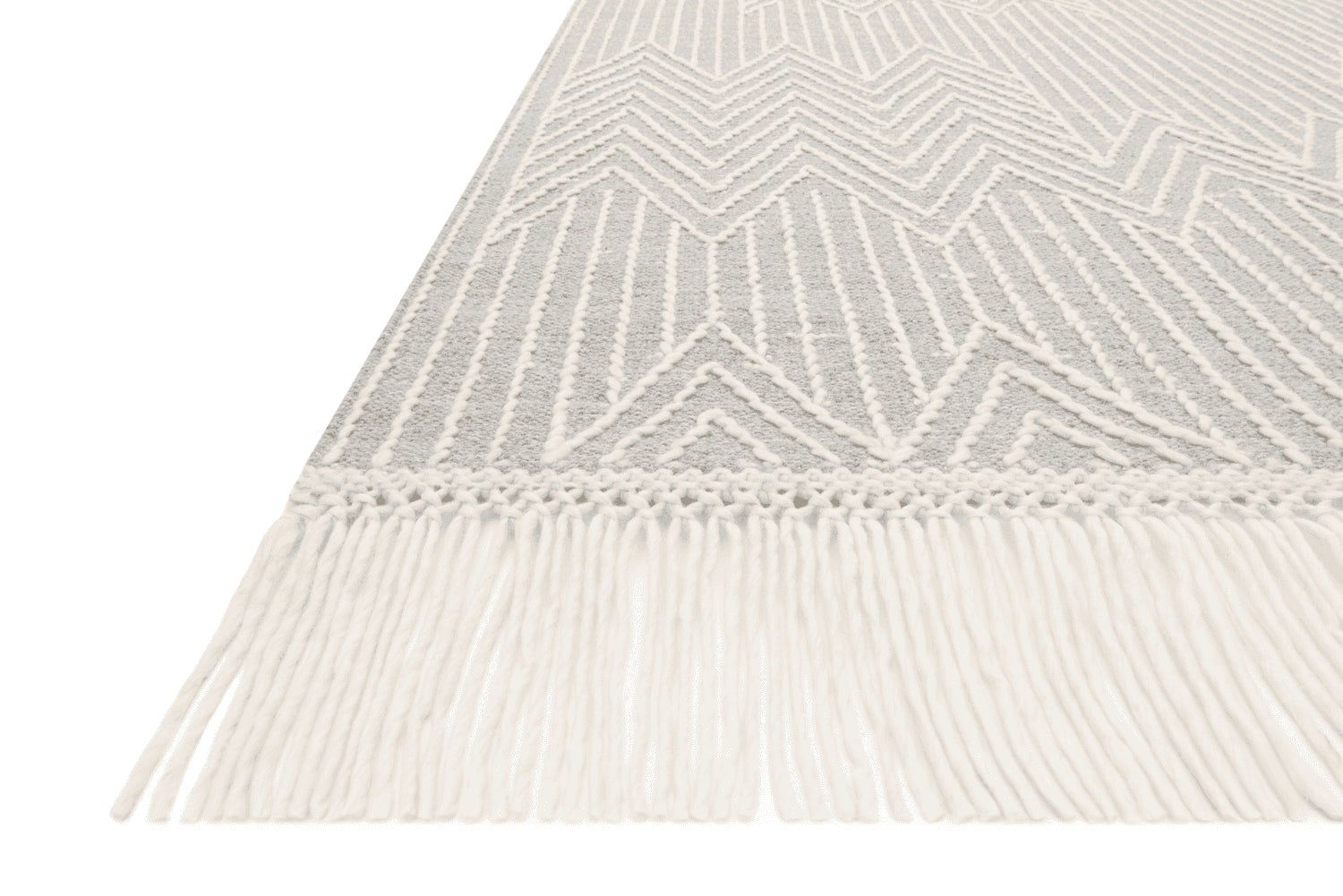 Newton Hand Tufted Lt Grey / Ivory Rug Alternate Image 1