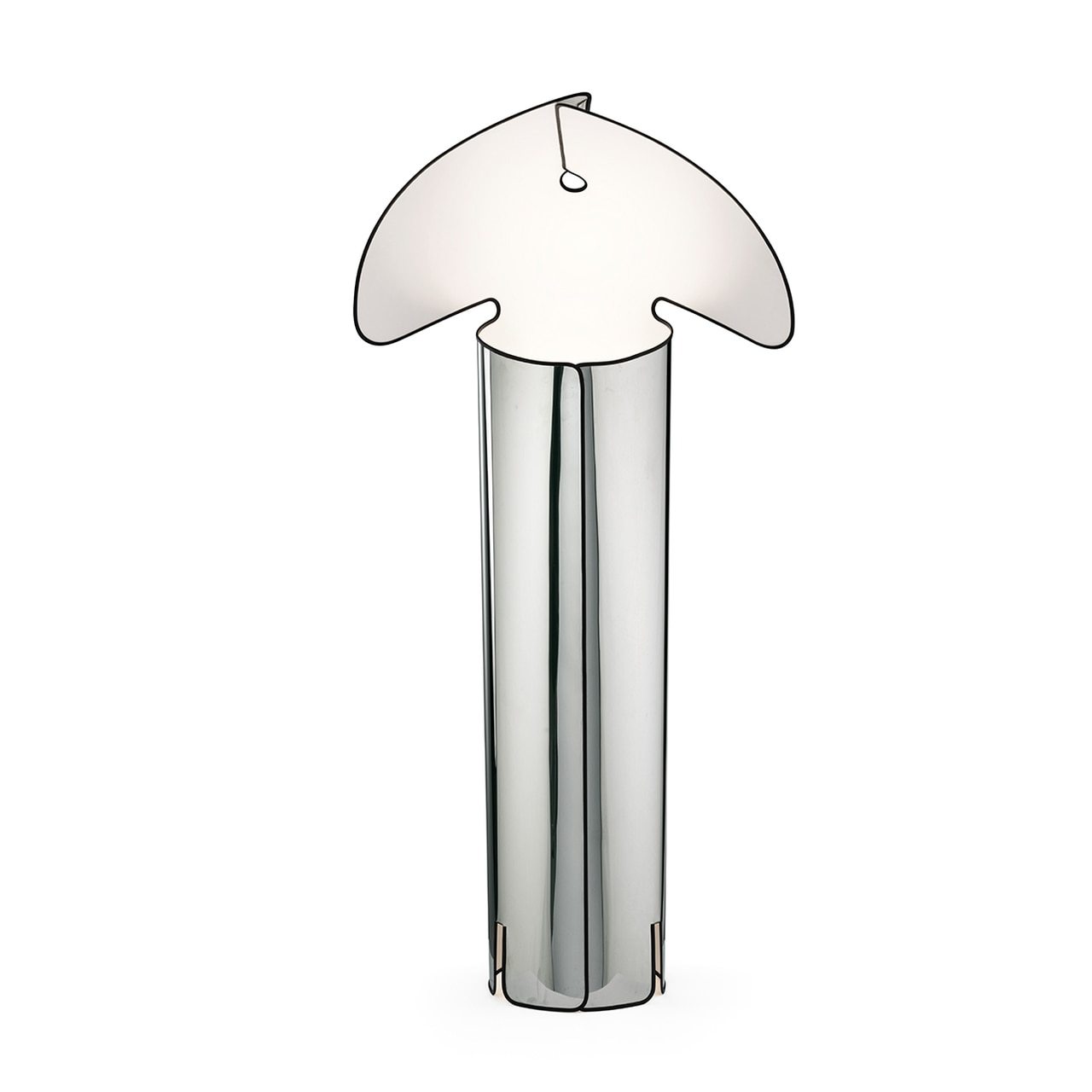 Chiara LED Floor Lamp in Stainless Steel