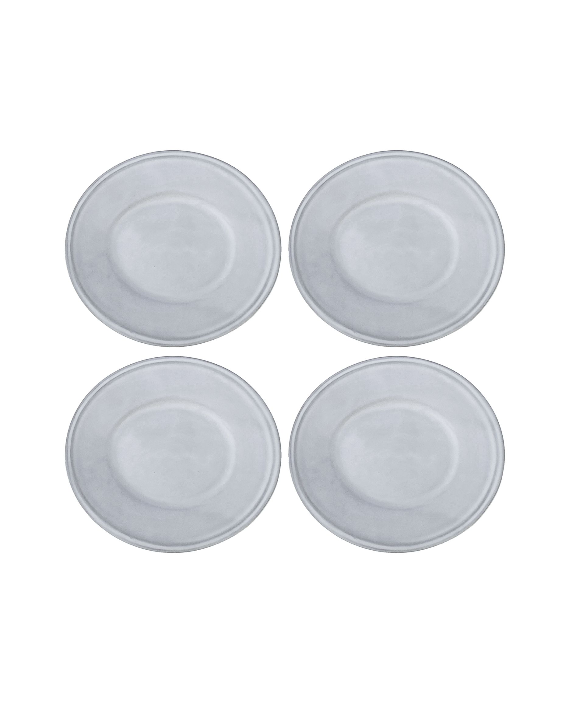 Oval White Dessert Plate Set Of 4 Uvn 1000149 1