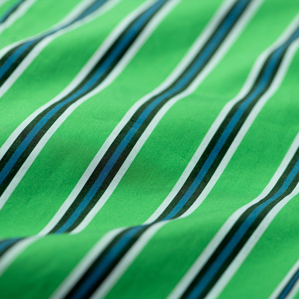 Cotton Stripe Shirt V Neck 7