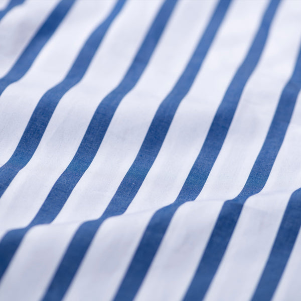 Cotton Stripe Shirt V Neck 6