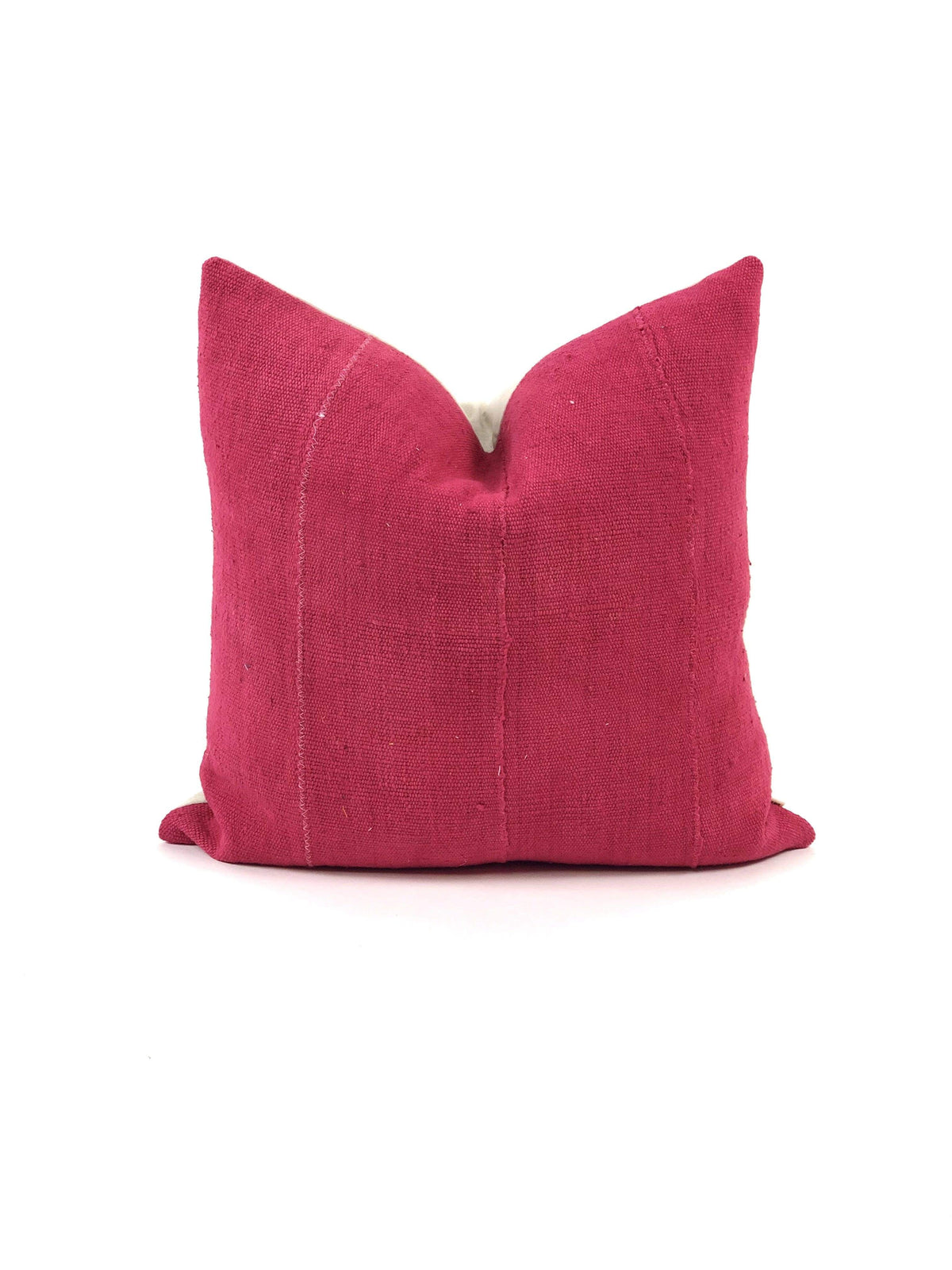 Halu Pink African Mud Cloth Pillow 1