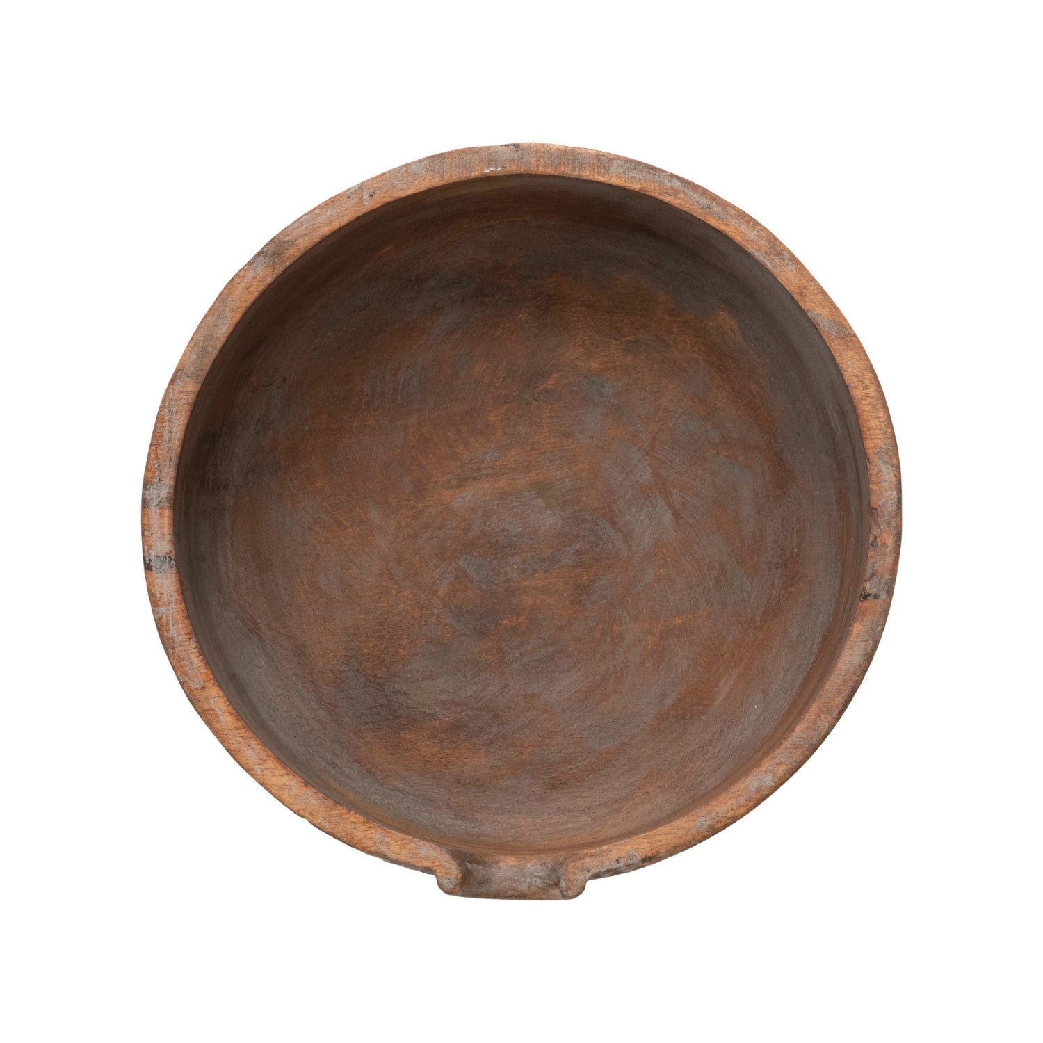 hand carved mango wood bowl with spout 2