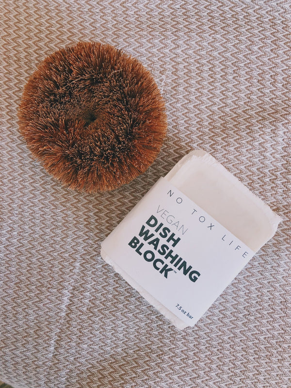Dish Block - Zero Waste Dish Washing Bar - Free of Dyes and Fragrance by No Tox Life