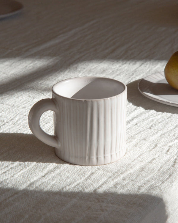Stripes Matte White Mug Uvn 1000108 2