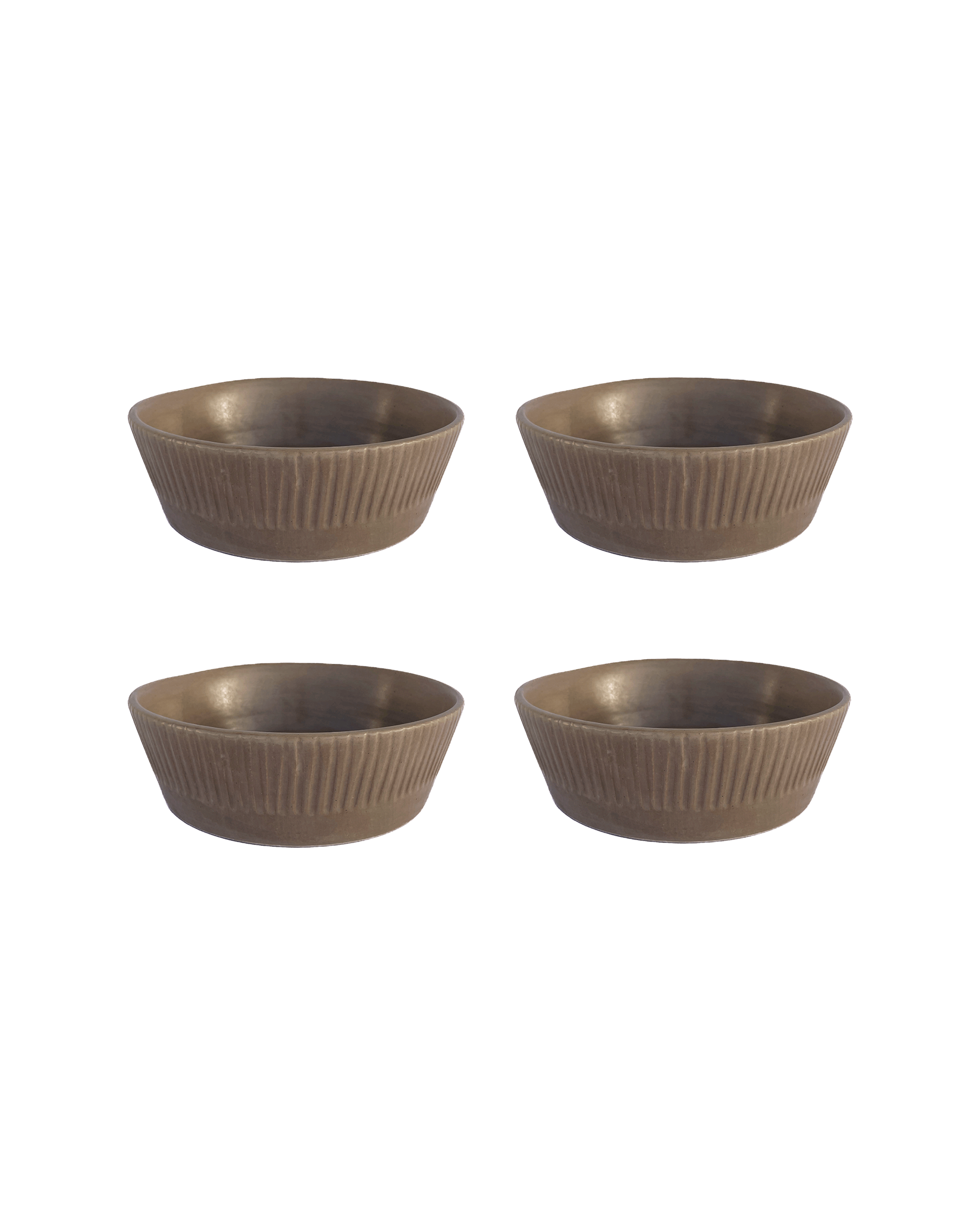 Stripes Gloss Grey Pasta Bowl Set Of 4 Uvn 1000114 3