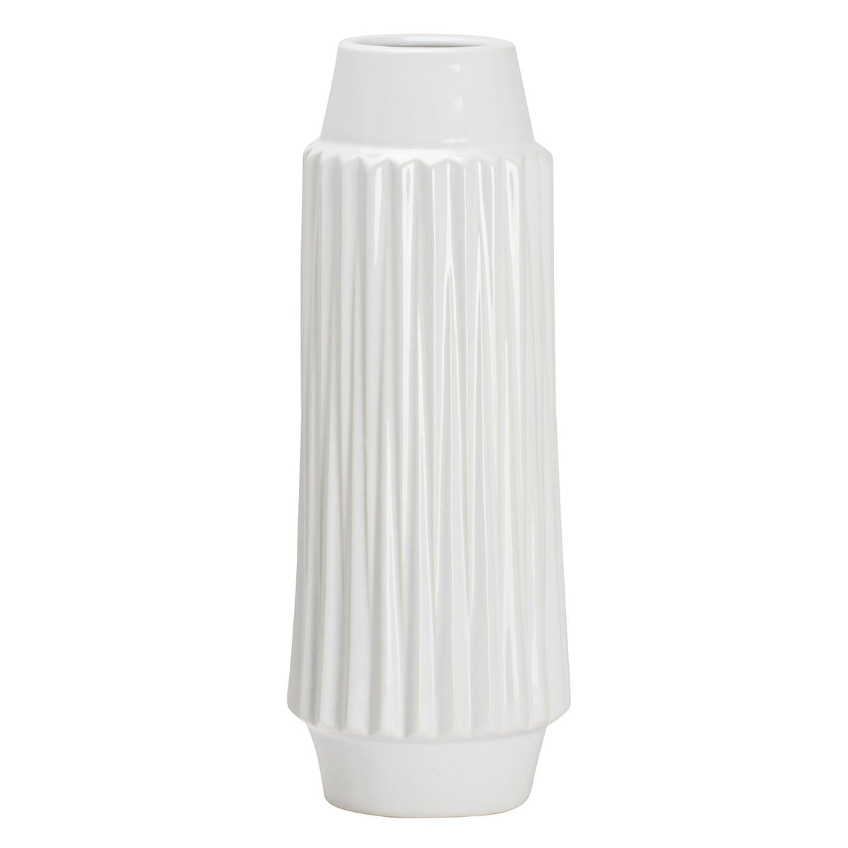 Ella Faceted Ceramic 14H Vase By Torre Tagus 903173C 2