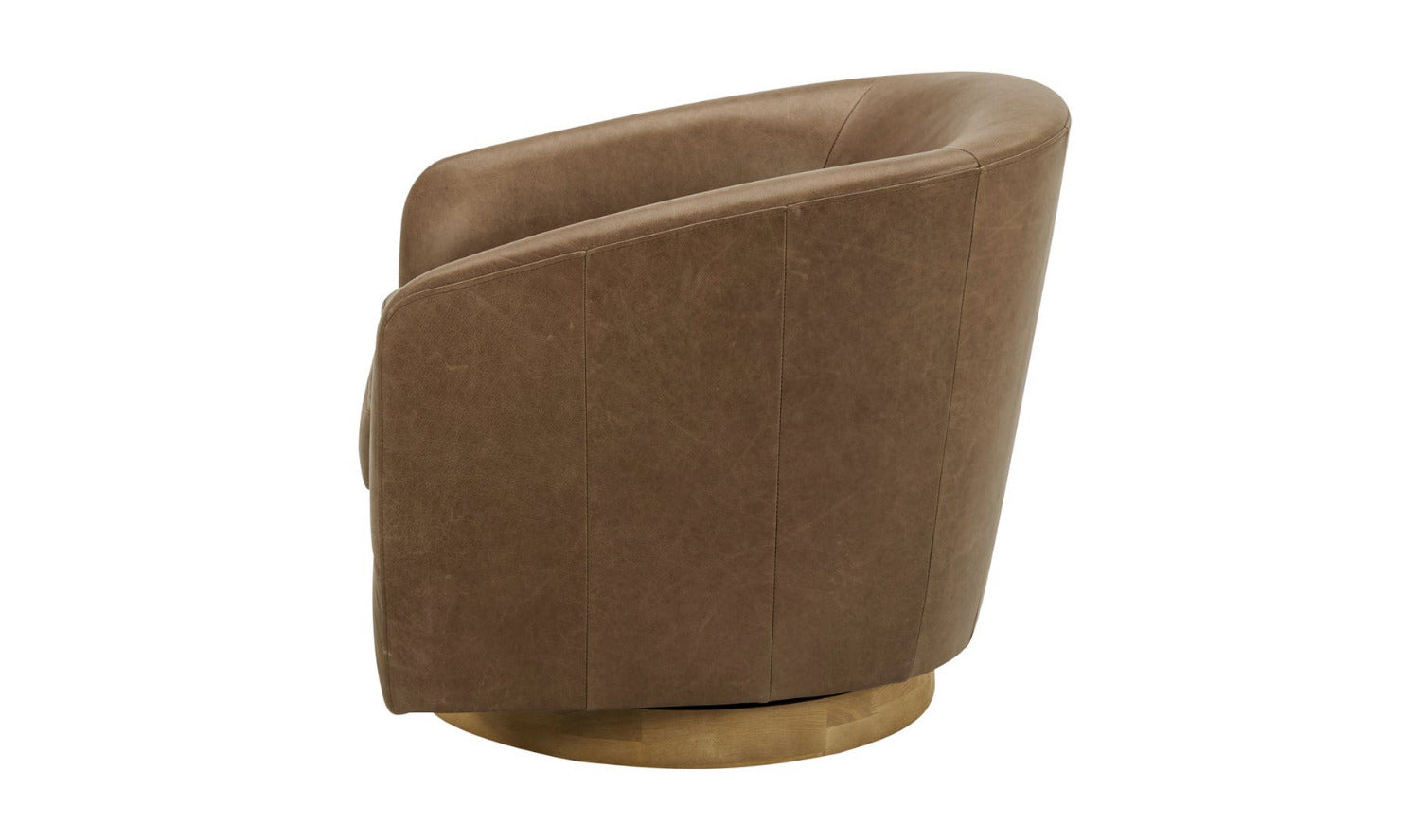 Oscy Leather Swivel Chair 2