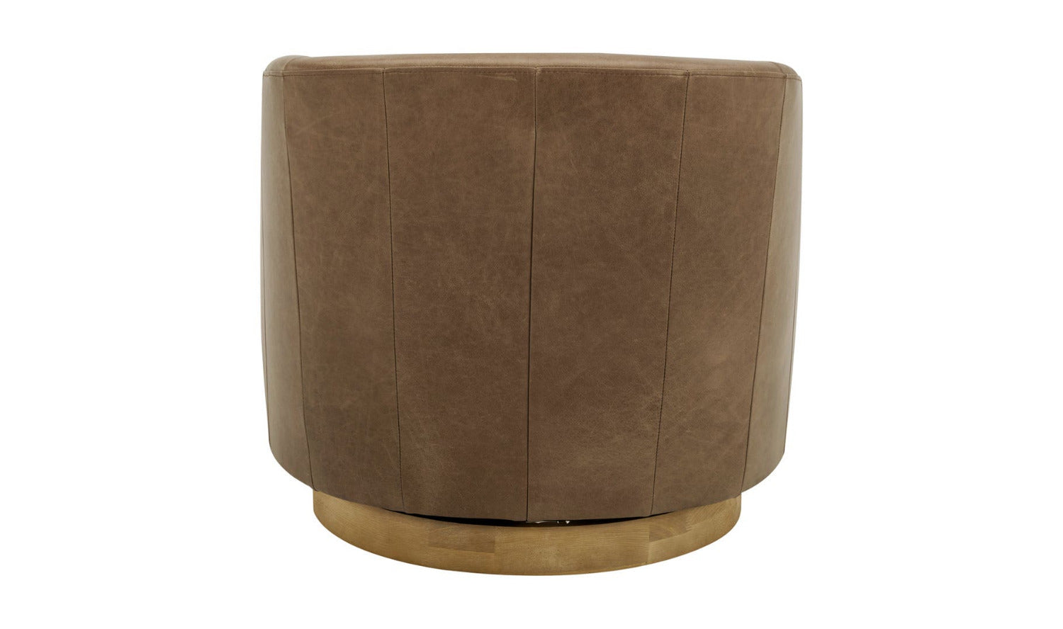 Oscy Leather Swivel Chair 3