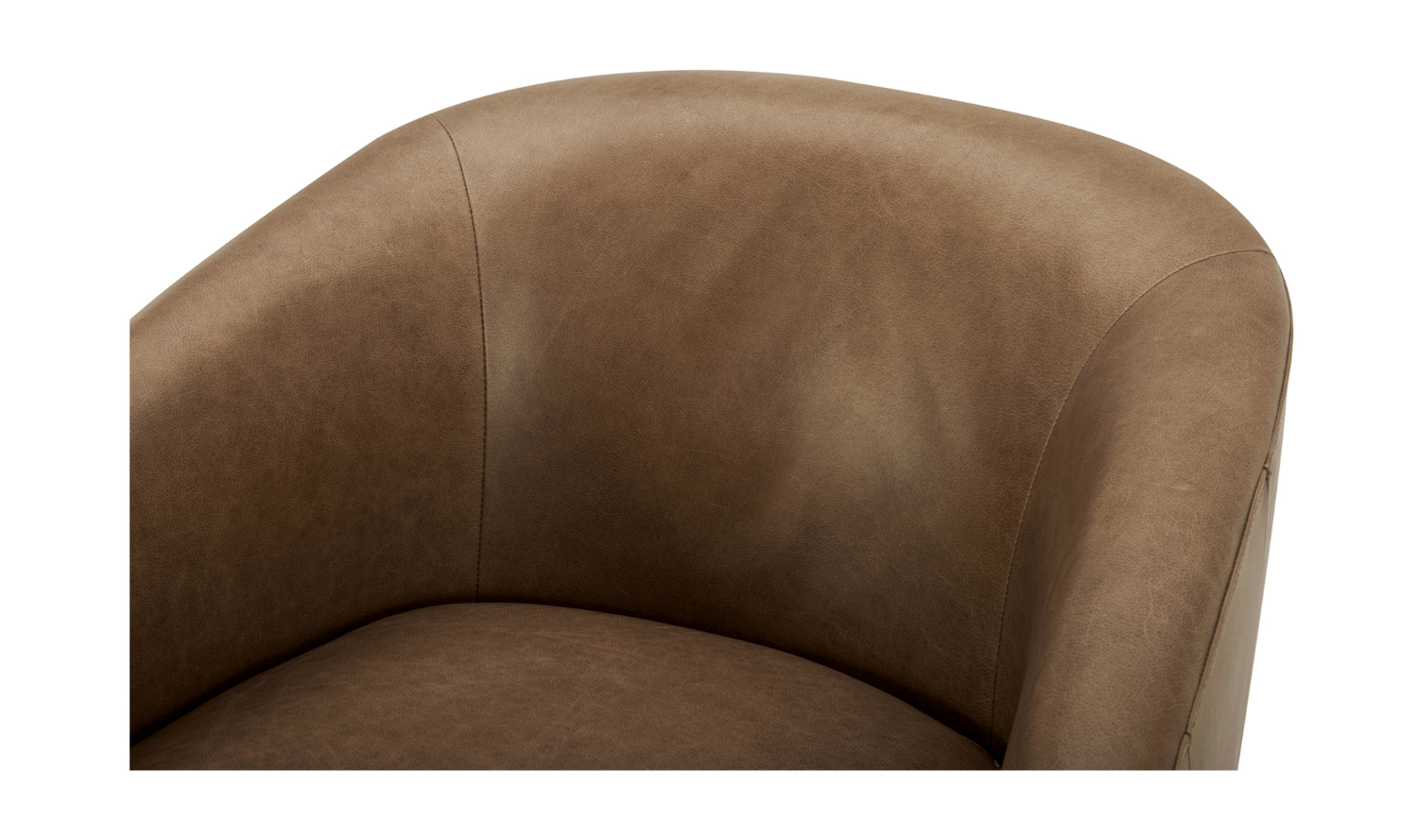 Oscy Leather Swivel Chair 7
