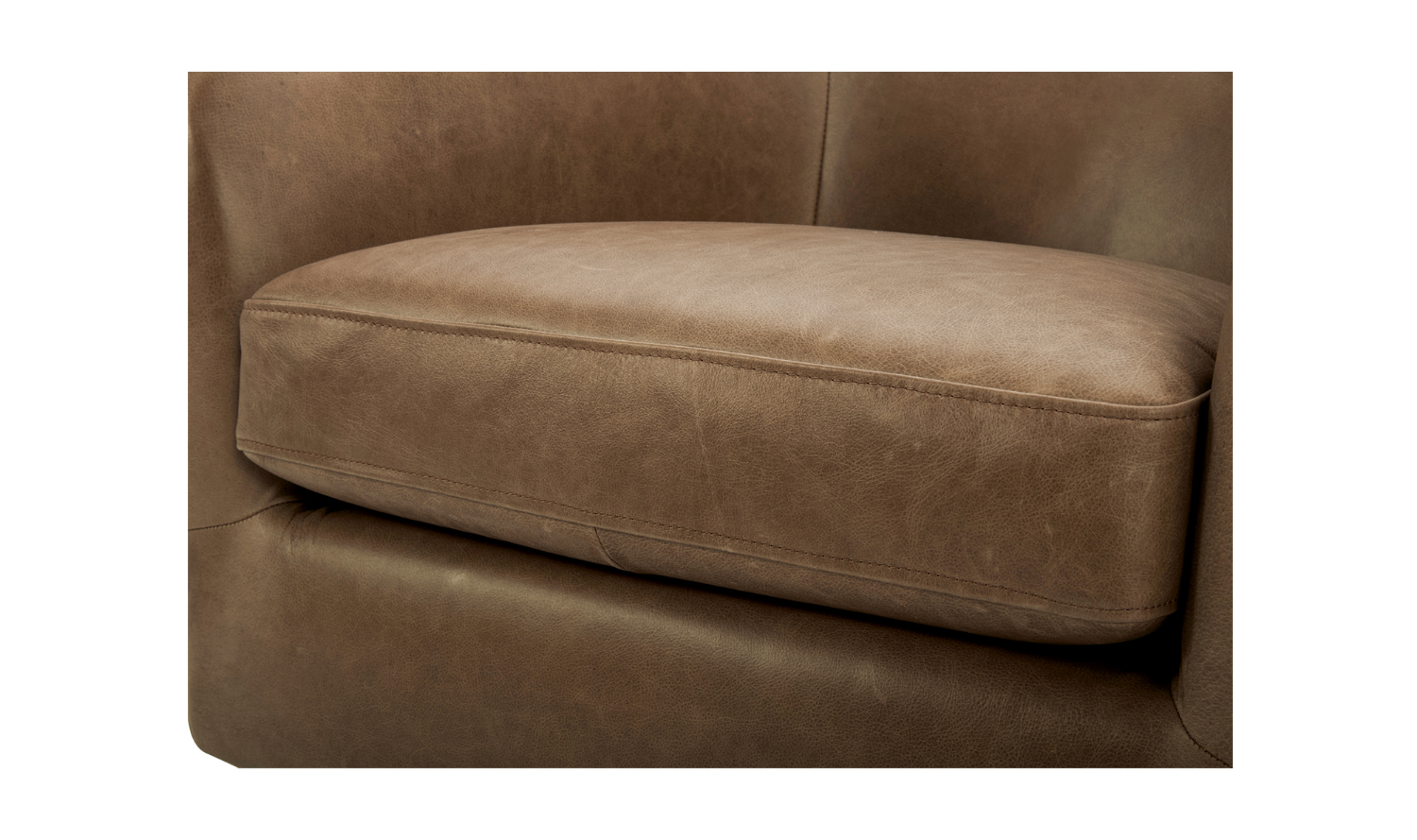 Oscy Leather Swivel Chair 6