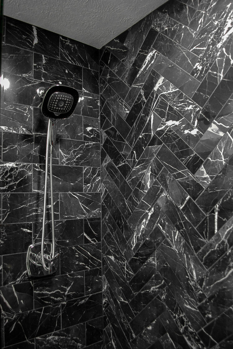 nero st gabriel tile by Designer Rug ng44t 14