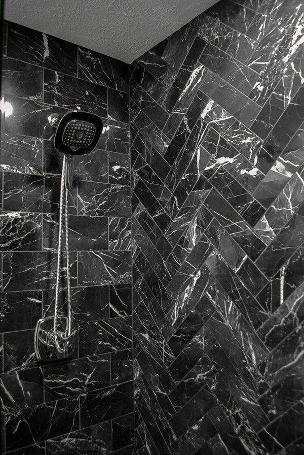 nero st gabriel tile by Designer Rug ng44t 14